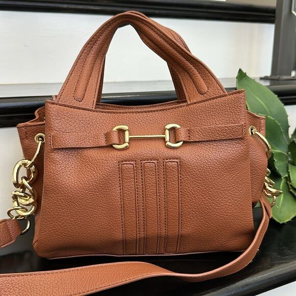 Steve Madden vegan leather shoulder satchel purse - Picture 1 of 16